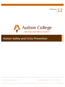 2012 Autism Safety Conference Cover